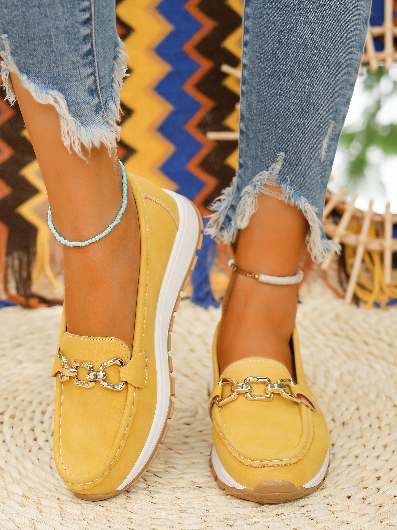 Ellie | Flat Buckle Loafers