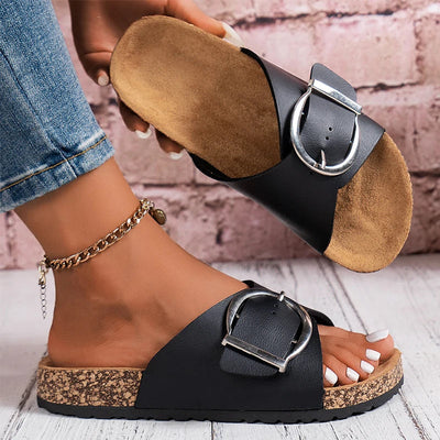 Bellevue | Buckle Mule Slide