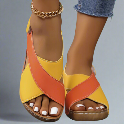 Ada | Colorblock Slingback Sandals