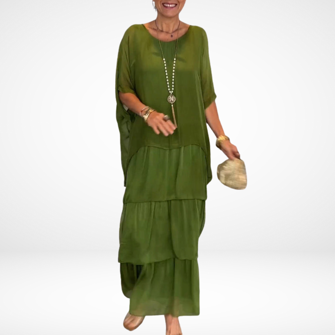 Hylda| Artistic Loose Maxi Dress