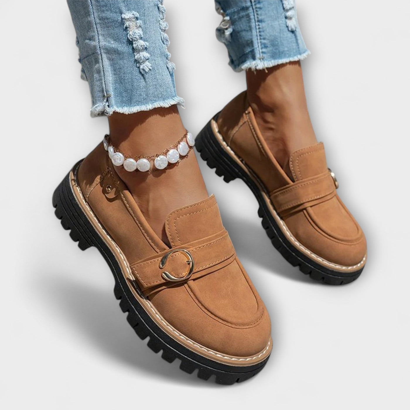 Sophia | Rounded Toe Casual Loafers